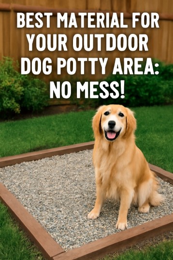 Best Material for Your Outdoor Dog Potty Area