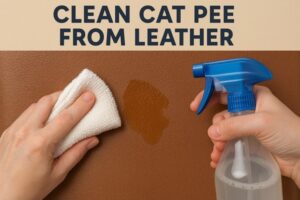 How to Clean Cat Pee from Leather