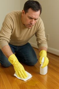 How to Clean Cat Pee from Wooden Floors