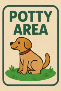 How to Set Up Your Outdoor Dog Potty Area