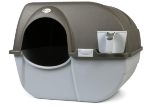Omega Paw NRA15 Self Cleaning Litter Box Regular Size,Grey