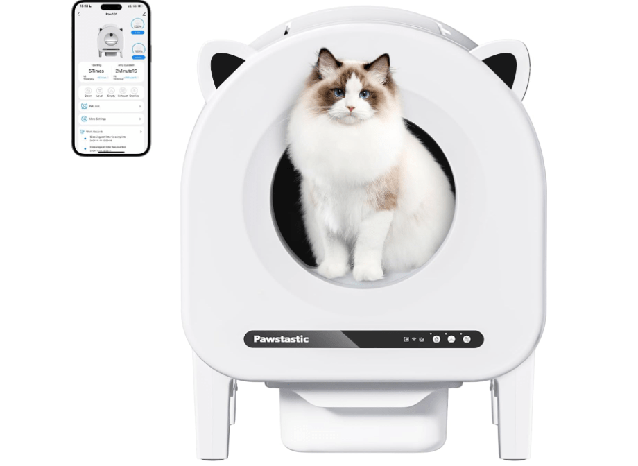 Self-Cleaning Litter Box - 68L Automatic Cat Litter Box for Multiple Cats
