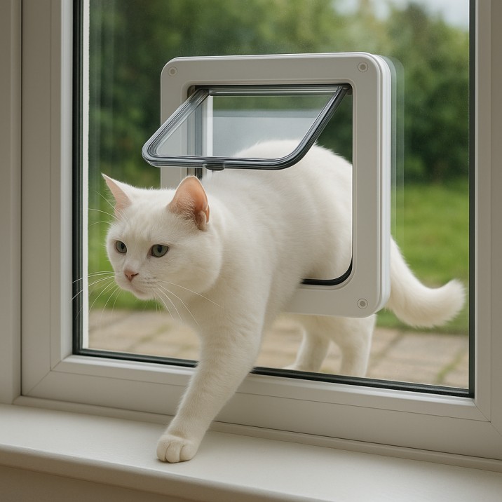 Cat Door for a Window