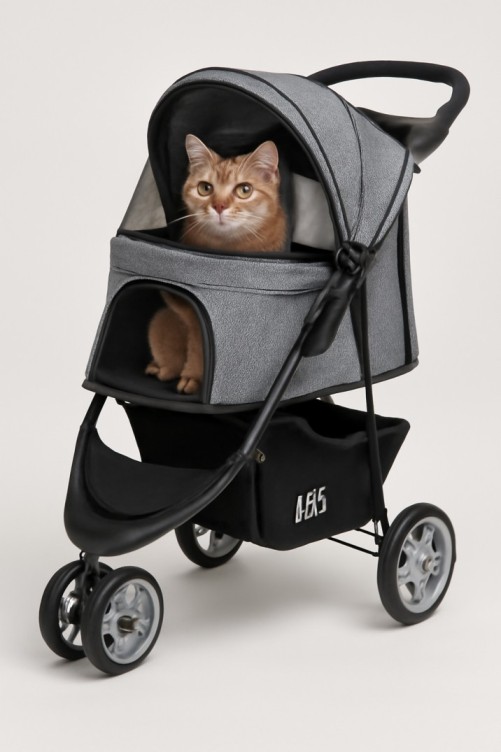 Pet Gear No-Zip Happy Trails Pet Stroller