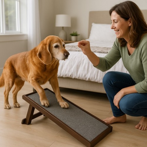 Training Your Dog to Use a Ramp