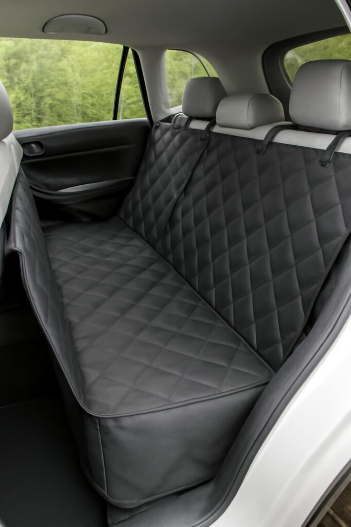 YJGF Back Seat Extender for Dogs - Dog Hammock and Car Seat Cover