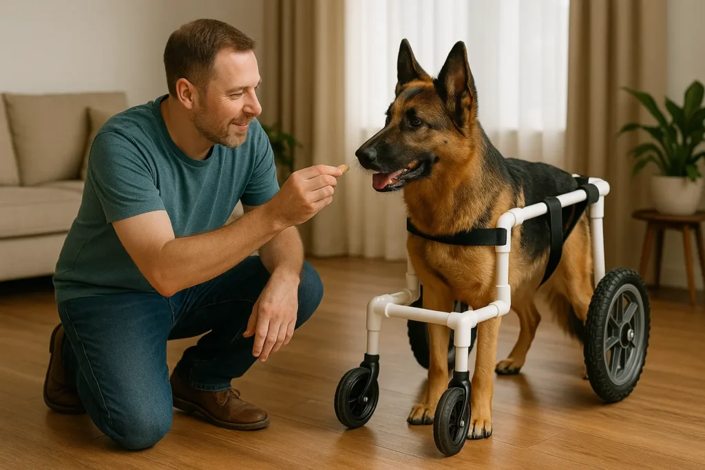 Training Your Dog to Use a Wheelchair Successfully